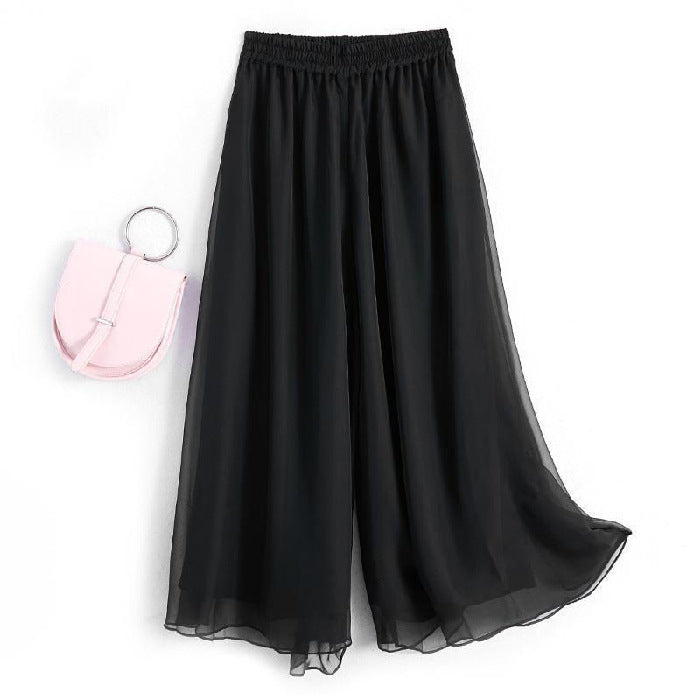 Pantalon Palazzo Fluide en Voile Léger