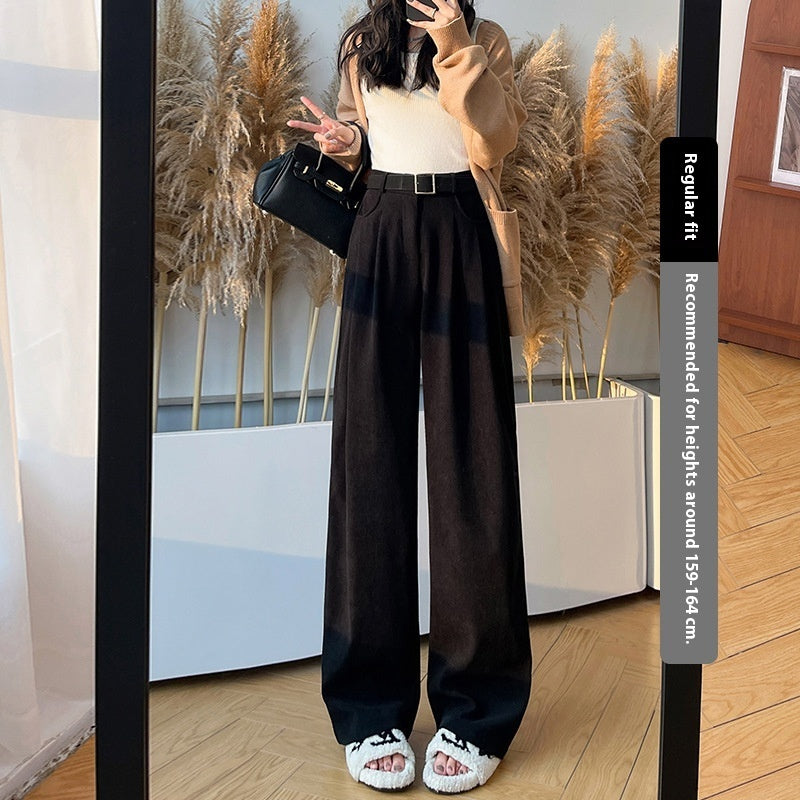 Pantalon Large Taille Haute Confortable et Stylé